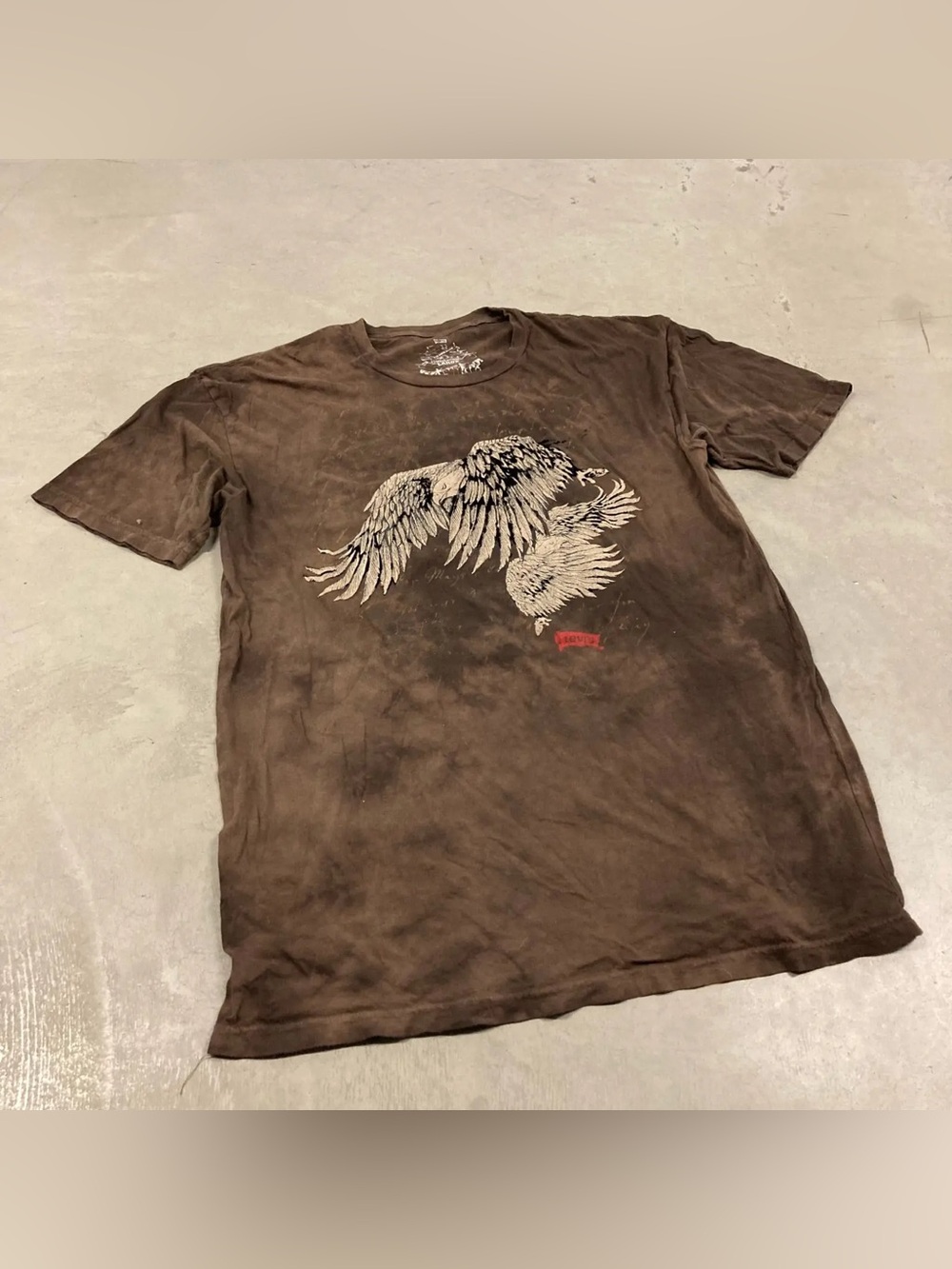 Levi's Brown Eagle Graphic Short Sleeve Vintage Tee